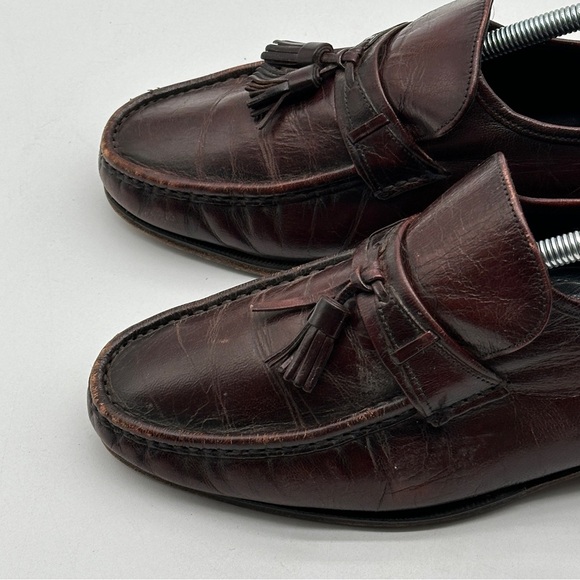 Florsheim Men’s Size 8.5 EEE Moc Toe Tassel Loafer Dress Shoes Classic Office - Picture 9 of 13